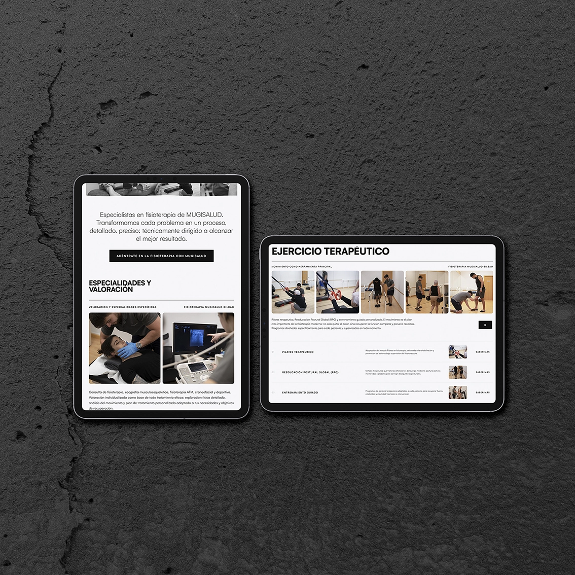 Сайт - Proyecto de diseño gráfico, fotografía o desarrollo web realizado por Kalambre Studio Bilbao