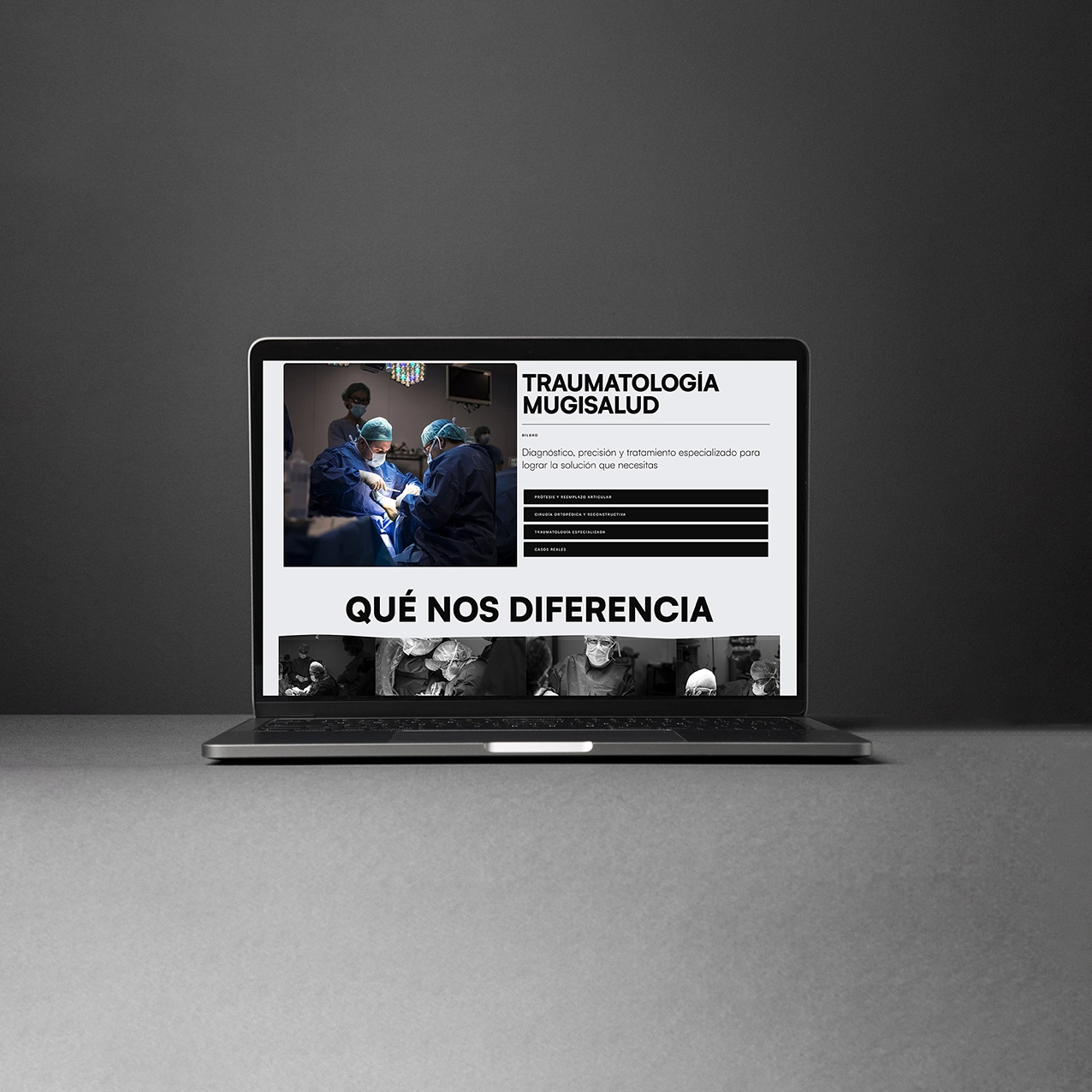 Веб - Proyecto de diseño gráfico, fotografía o desarrollo web realizado por Kalambre Studio Bilbao